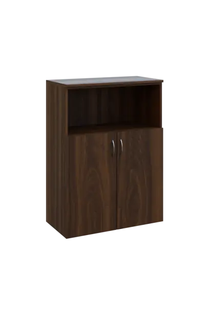 N 3 - 8DN kancelářská skříň, 2-dveřová/nika, 1100x800x400, ořech královský